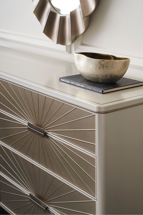 Radial Patterned Glass Dresser | Caracole Valentina | Oroa.com
