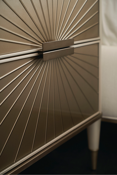 Mirrored Front Nightstand | Caracole Valentina | Oroa.com