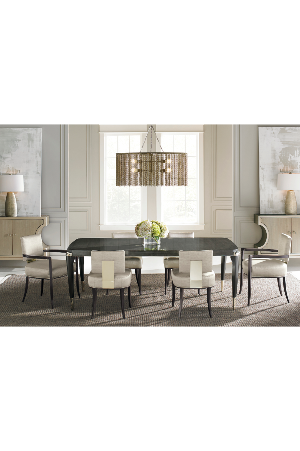 Extendable Wood Dining Table | Caracole All Trimmed Out | Oroatrade.com