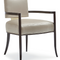Neutral Sateen Dining Chair | Caracole Reserved Seating | Oroa.com