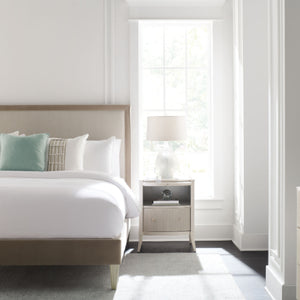   Modern Classic Cream Nightstand | Oroa.com