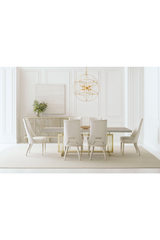 Ivory Modern Dining Chair | Caracole Guest of Honor | Oroa.com