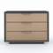 Vinyl 3-Drawer Nightstand | Caracole Triple Wrap | Oroa.com