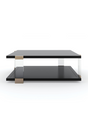 Square Black Coffee Table | Caracole I'll Take The Corner Table | Oroa.com