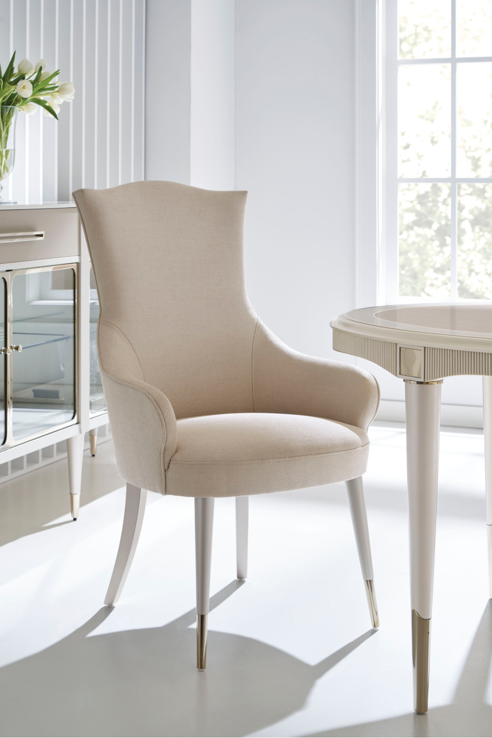 Cream Oval Dining Table | Caracole Love Feast | Oroa.com
