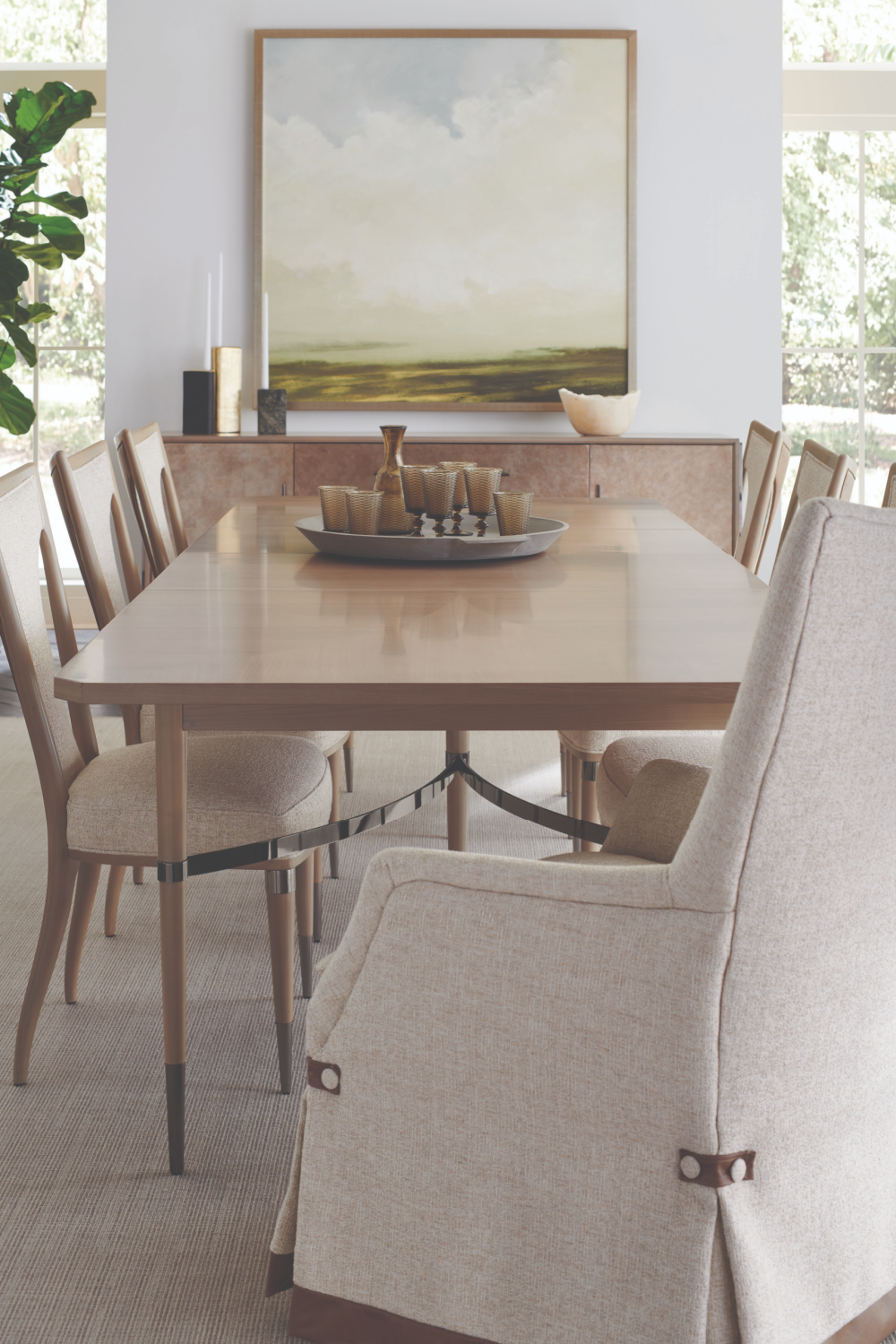 Beige Modern Buffet | Caracole Foiled Again | Oroa.com
