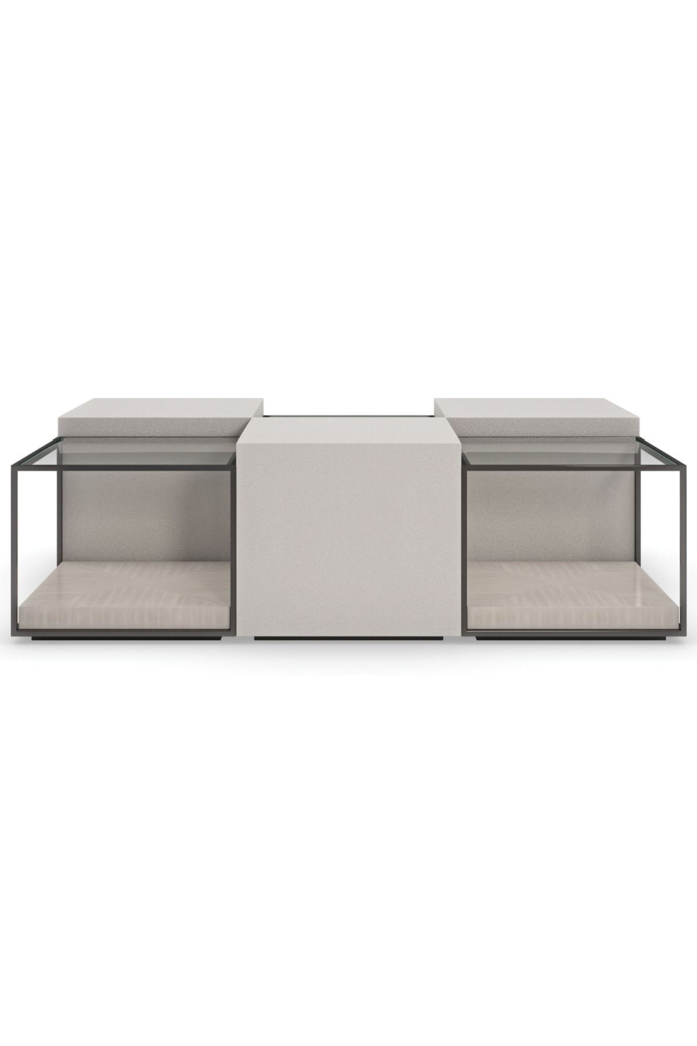 Shagreen Cube Cocktail Table | Caracole Solid Ground | Oroa.com