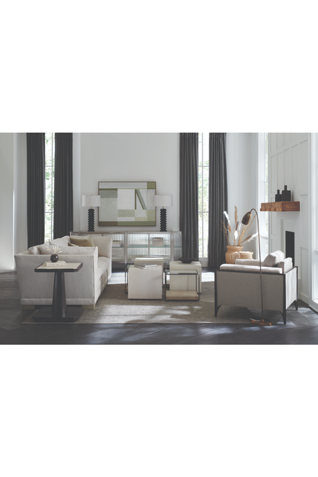 Shagreen Cube Cocktail Table | Caracole Solid Ground | Oroa.com