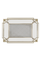 Gold Three-Tiered End Table | Caracole Third Times A Charm | Oroa.com