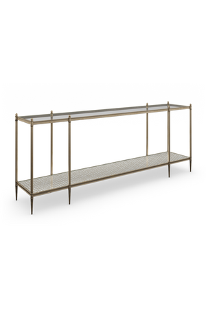 Glass Modern Console Table | Caracole Perfection | Oroa.com