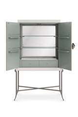 Rosette Patterned Bar Cabinet | Caracole High Expectations | Oroa.com