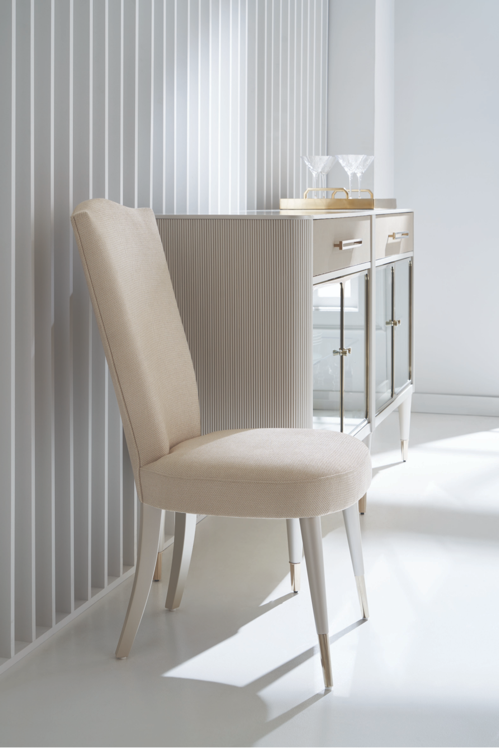 Glass Door Modern Sideboard | Caracole Love Interest | Oroa.com