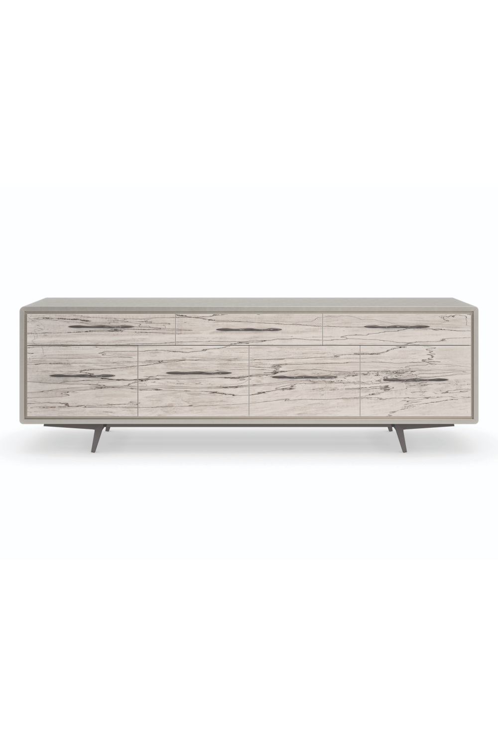 Spalted Maple Veneer Sideboard | Caracole Highs And Lows | Oroa.com