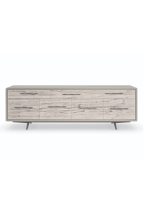 Spalted Maple Veneer Sideboard | Caracole Highs And Lows | Oroa.com