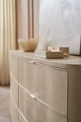 Cream Shagreen Dresser | Caracole Simply Perfect | Oroa.com
