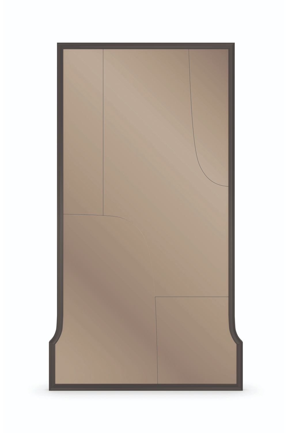Framed Bronze Mirror Pieces Me