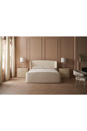 Ivory Ribbed Bed | Caracole Soft Embrace | Oroa.com