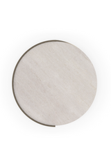 Spiral Silver Leaf Side Table | Caracole Nautilus | Oroa.com