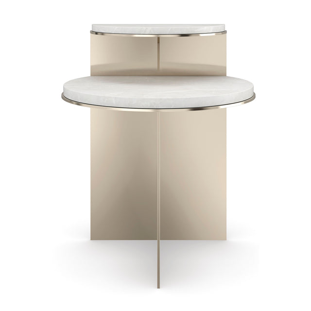 Gold Modern End Table | Caracole Touche' Light | Oroa.com
