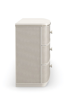 Cream Linen 6-Drawer Dresser | Caracole Lyon | Oroa.com