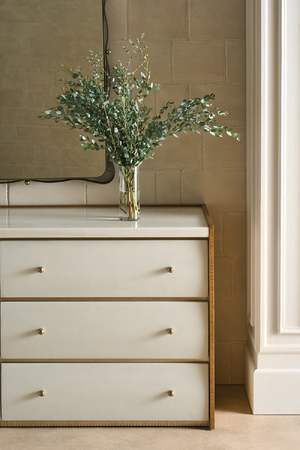 Bronze Ribbon Detail Mirror | Caracole Marseille | Oroa.com