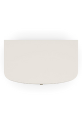 Cream Linen 3-Drawer Nightstand | Caracole Lyon | Oroa.com