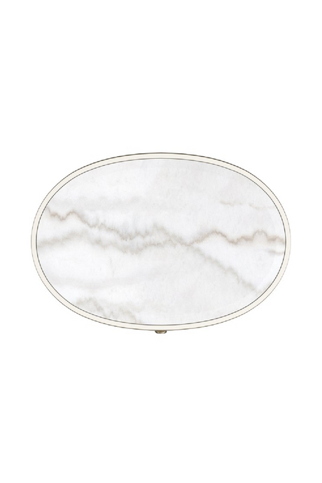 Marble Top 2-Drawer Nightstand | Caracole Bruges | Oroa.com