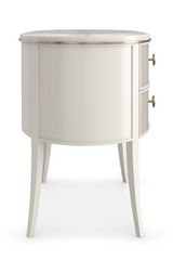 Marble Top 2-Drawer Nightstand | Caracole Bruges | Oroa.com
