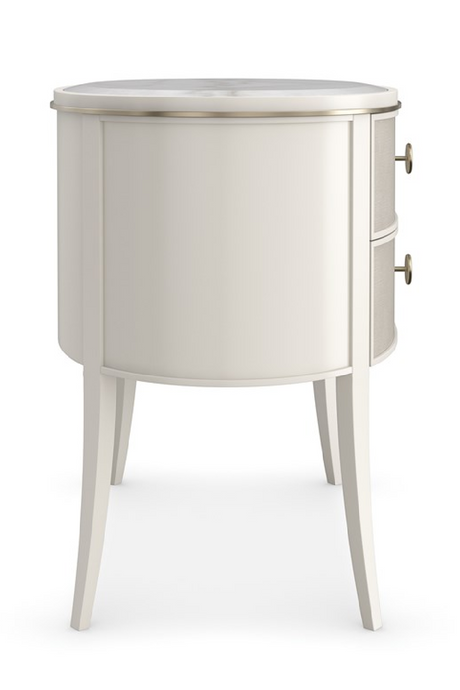 Marble Top 2-Drawer Nightstand | Caracole Bruges | Oroa.com