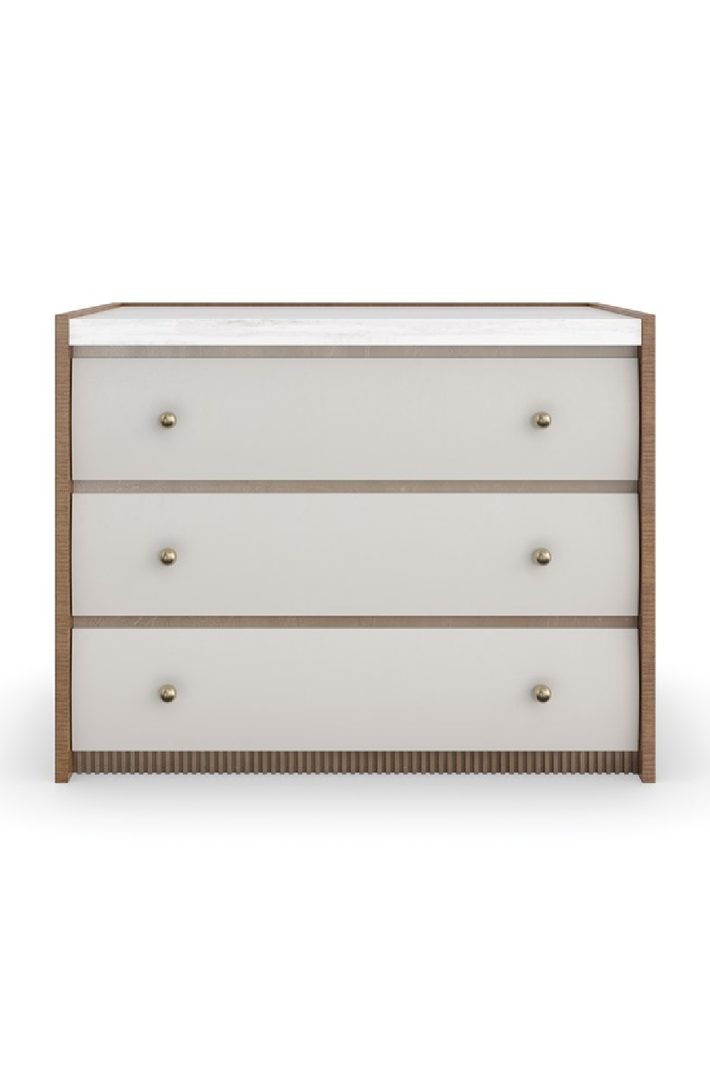 Sycamore Panel 3-Drawer Nightstand | Caracole Avignon | Oroa.com