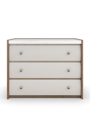 Sycamore Panel 3-Drawer Nightstand | Caracole Avignon | Oroa.com
