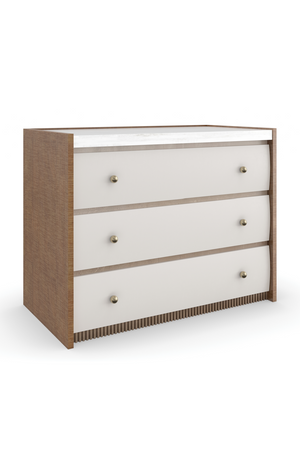 Sycamore Panel 3-Drawer Nightstand | Caracole Avignon | Oroa.com