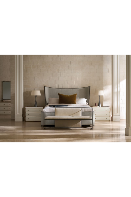 Gray Fabric Bed | Caracole Provence | Oroa.com