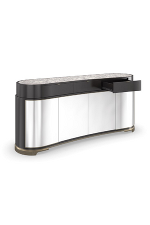 Silver 4-Door Sideboard | Caracole Glace | Oroa.com