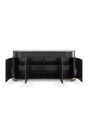 Silver 4-Door Sideboard | Caracole Glace | Oroa.com