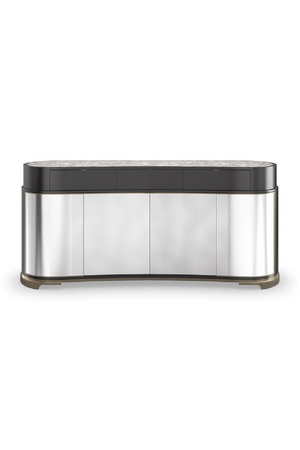 Silver 4-Door Sideboard | Caracole Glace | Oroa.com