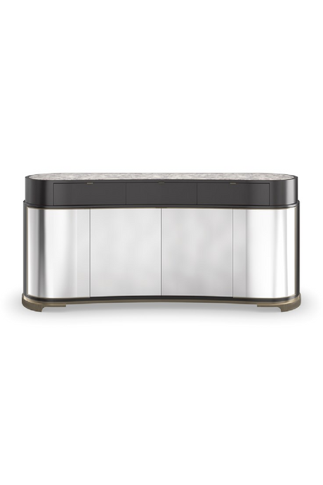 Silver 4-Door Sideboard | Caracole Glace | Oroa.com