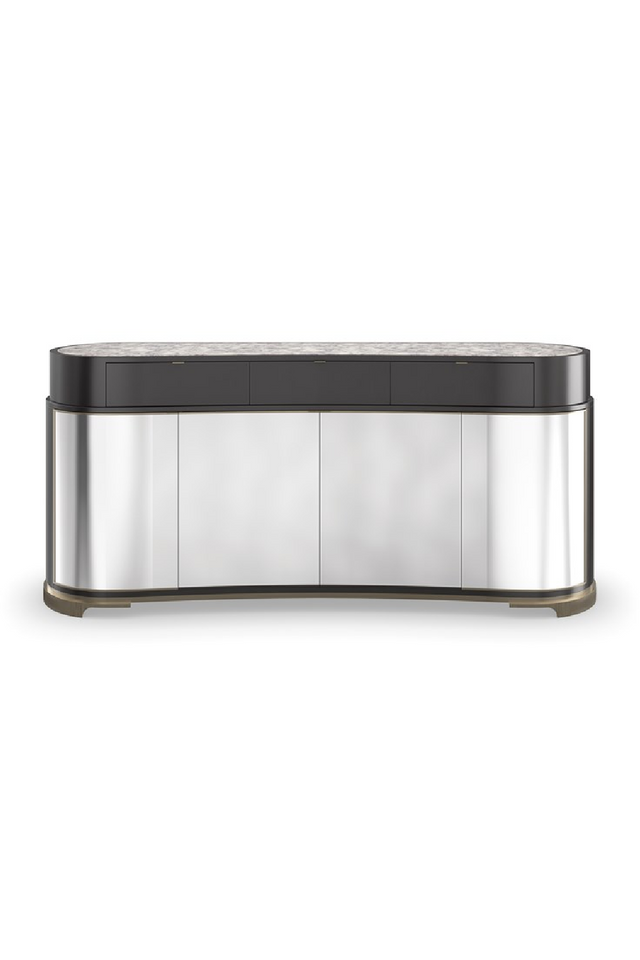 Silver 4-Door Sideboard | Caracole Glace | Oroa.com