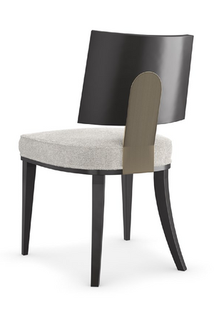 Black Bentwood Dining Chair (2) | Caracole Champagne | Oroa.com