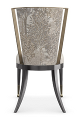 Ivory Linen-Blend Dining Chair | Caracole Astoria | Oroa.com
