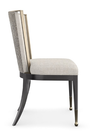 Ivory Linen-Blend Dining Chair | Caracole Astoria | Oroa.com