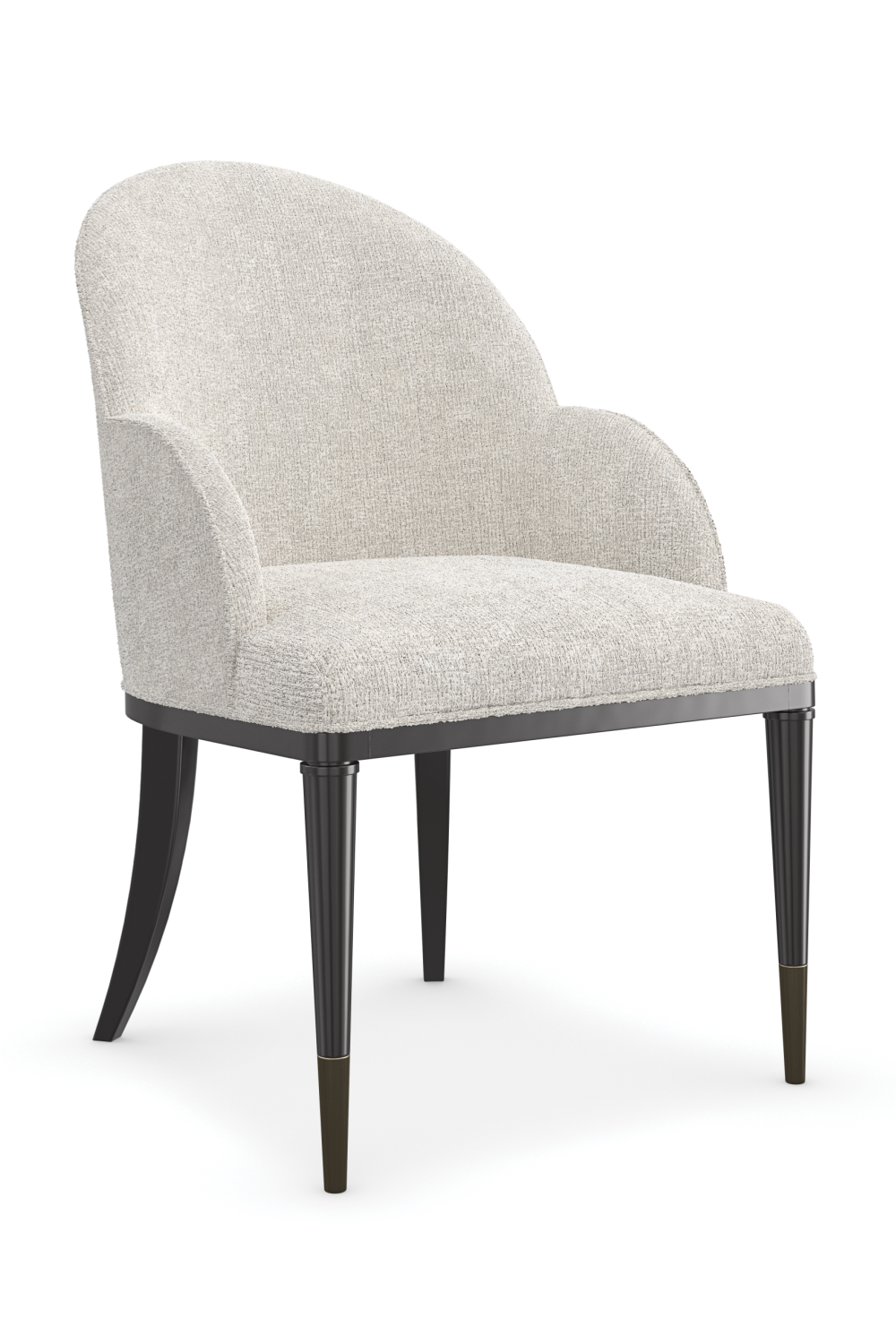 White Chenille Dining Chair | Caracole Nuage | Oroa.com