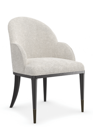 White Chenille Dining Chair | Caracole Nuage | Oroa.com