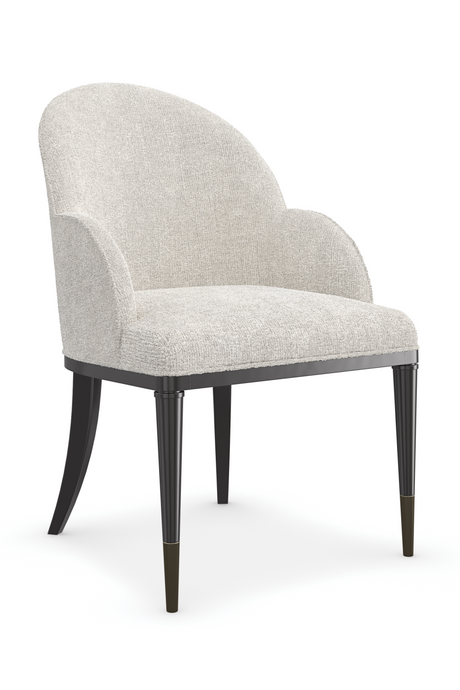White Chenille Dining Chair | Caracole Nuage | Oroa.com