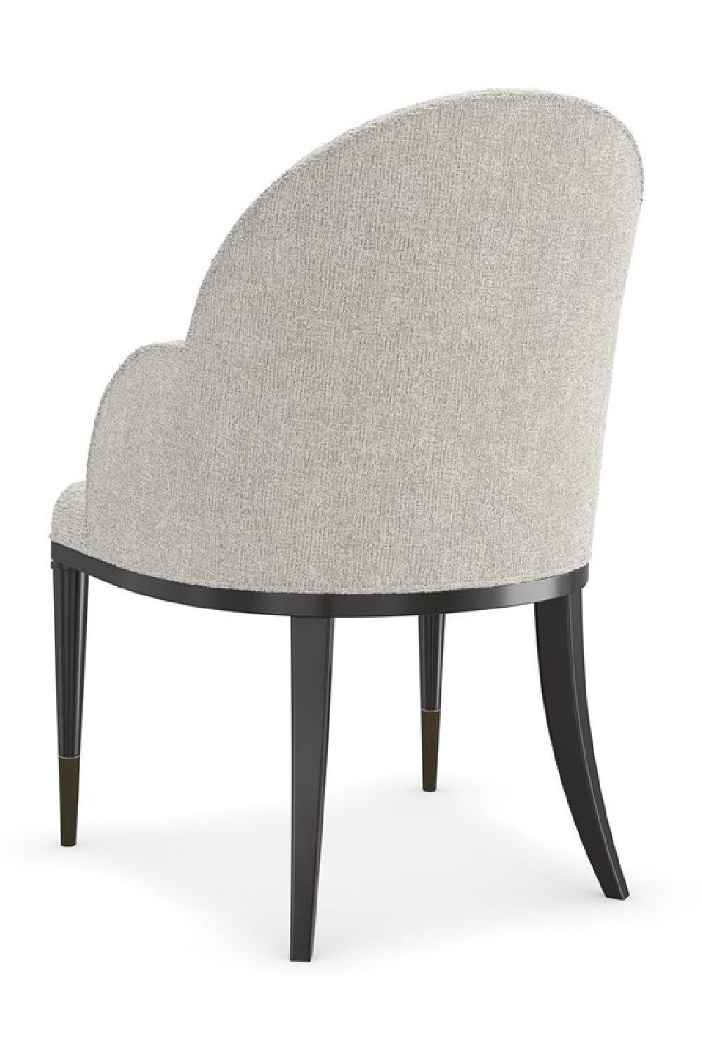 White Chenille Dining Chair | Caracole Nuage | Oroa.com
