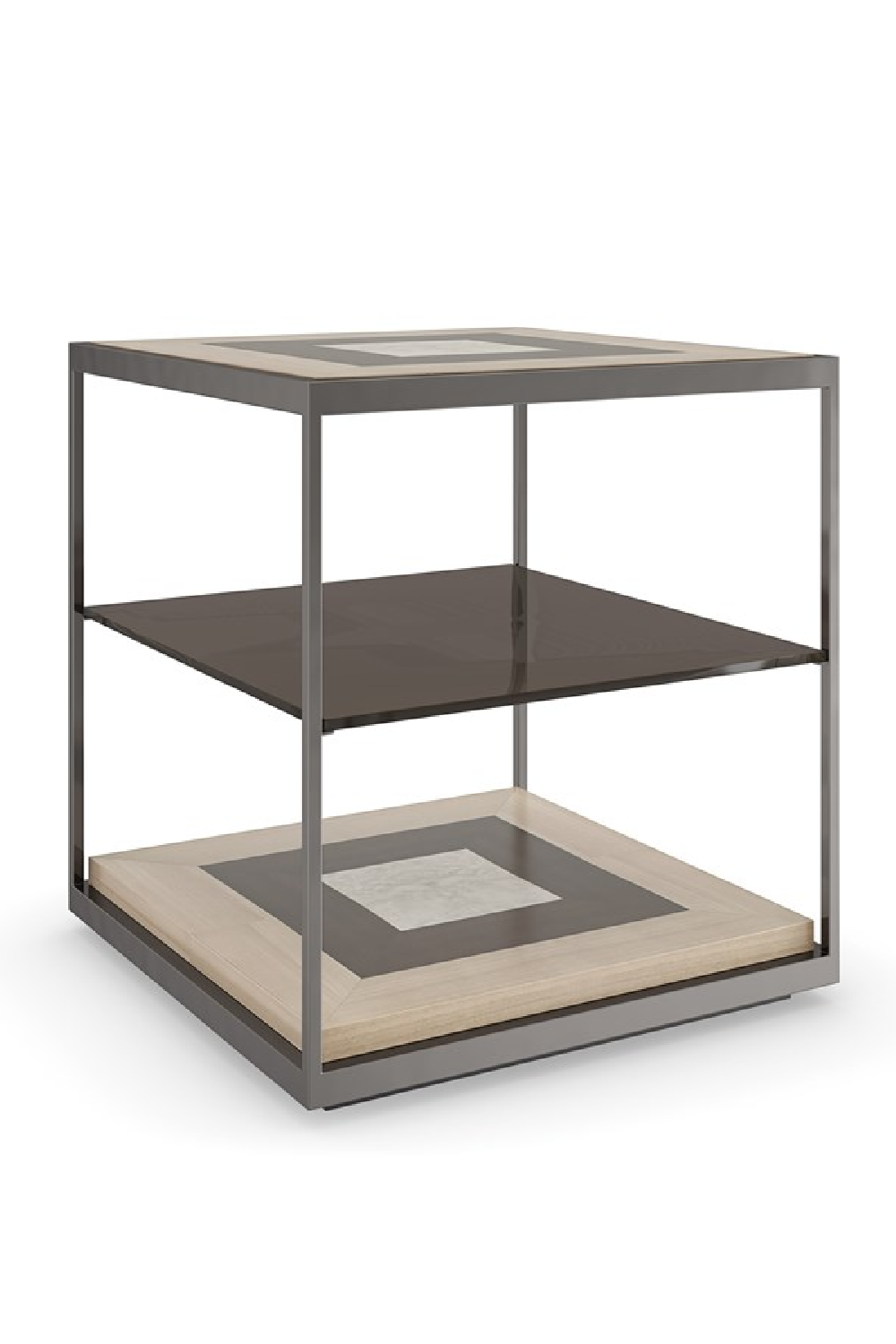 Bronze 3-Layered End Table | Caracole Impossible | Oroa.com
