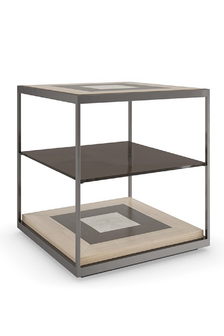 Bronze 3-Layered End Table | Caracole Impossible | Oroa.com