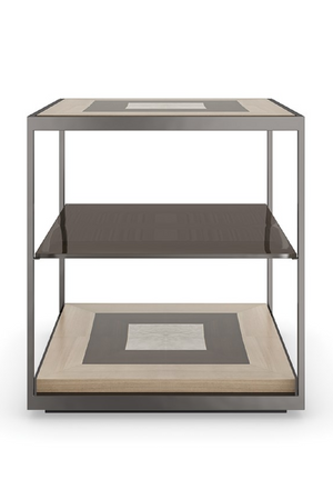 Bronze 3-Layered End Table | Caracole Impossible | Oroa.com