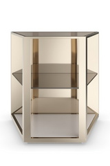 3-Layer Glass End Table | Caracole Refraction | Oroa.com