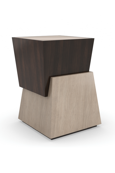 Two-Toned Cubist Side Table | Caracole Relativity | Oroa.com